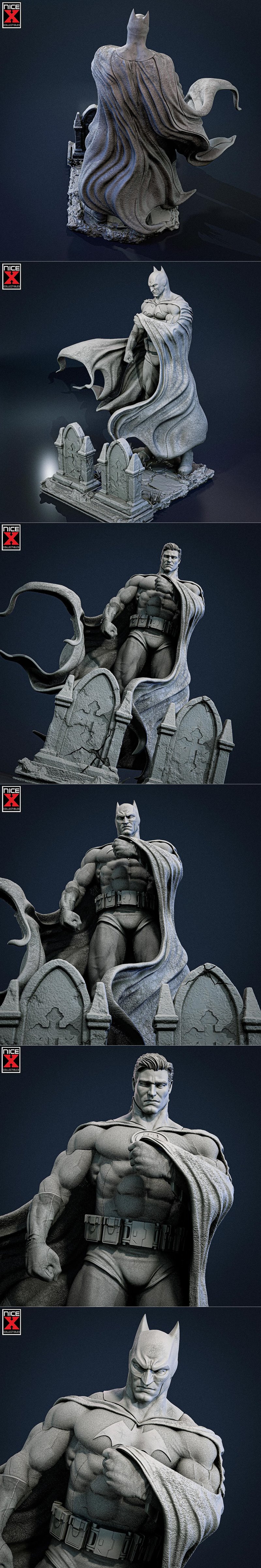 Nice X Collectibles - 3D打印蝙蝠侠模型|Nice X Collectibles – Batman – 3D Print Model STL