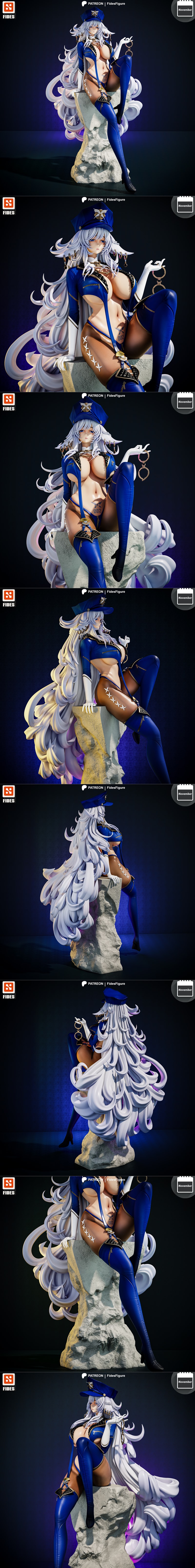 Fides Figure - Azur Lane - 舰娘·信浓 3D打印模型|Fides Figure – Azur Lane – Shinano – 3D Print Model STL