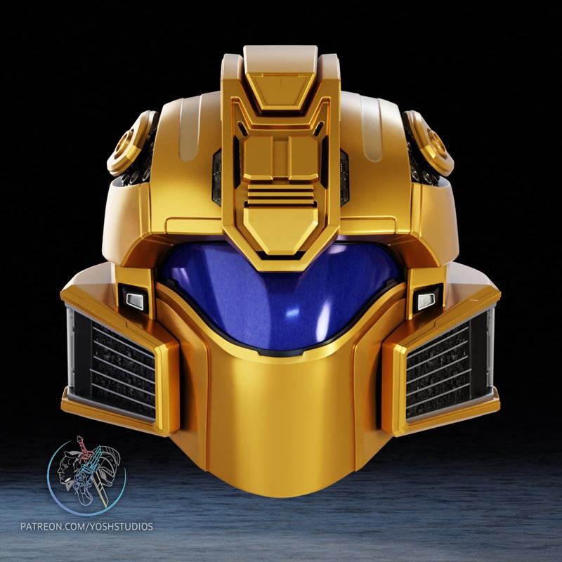 BumbleBee头盔 3D打印模型|BumbleBee One Helmet – 3D Print Model STL