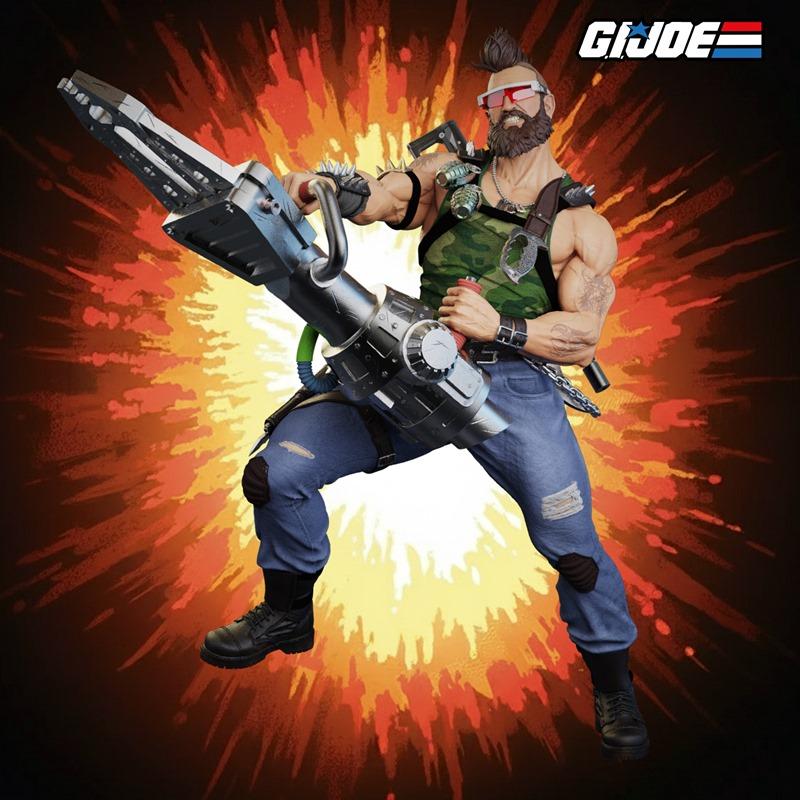 GIJoe Ripper 3D打印模型|GIJoe Ripper – 3D Print Model STL