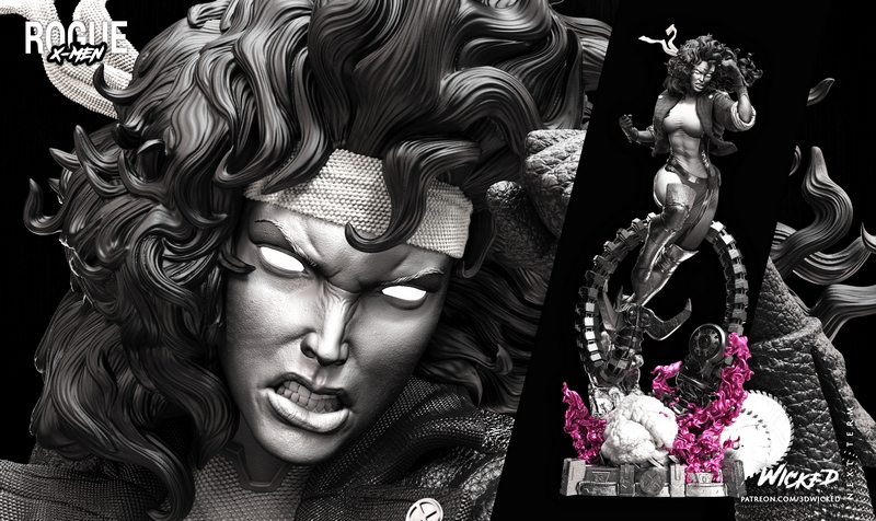 WICKED rogue statue 3D打印模型|WICKED – Rogue Statue – 3D Print Model