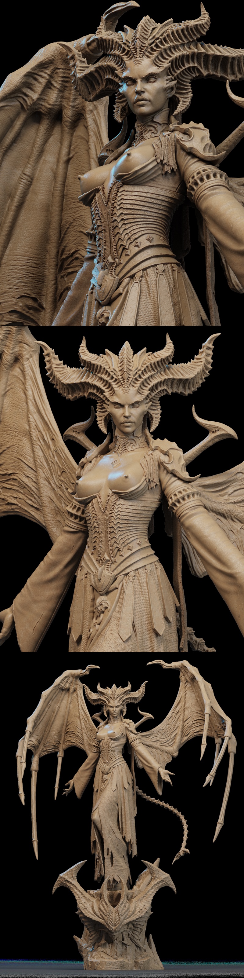 CA 3D工作室 - 理莉 - NSFW版3D打印模型|CA 3D Studios – Lilith NSFW Version – 3D Print Model STL
