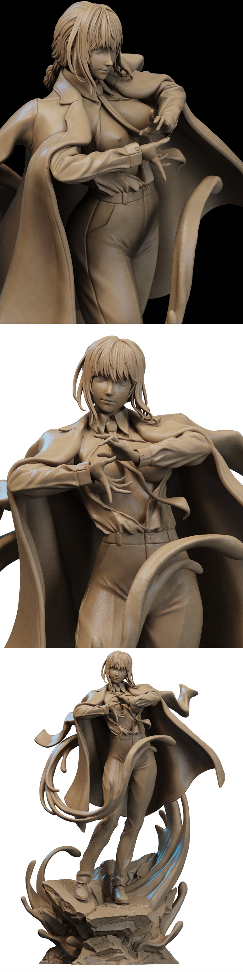 CA 3D工作室 Makima 3D打印模型|CA 3D Studios – Makima NSFW Version – 3D Print Model STL