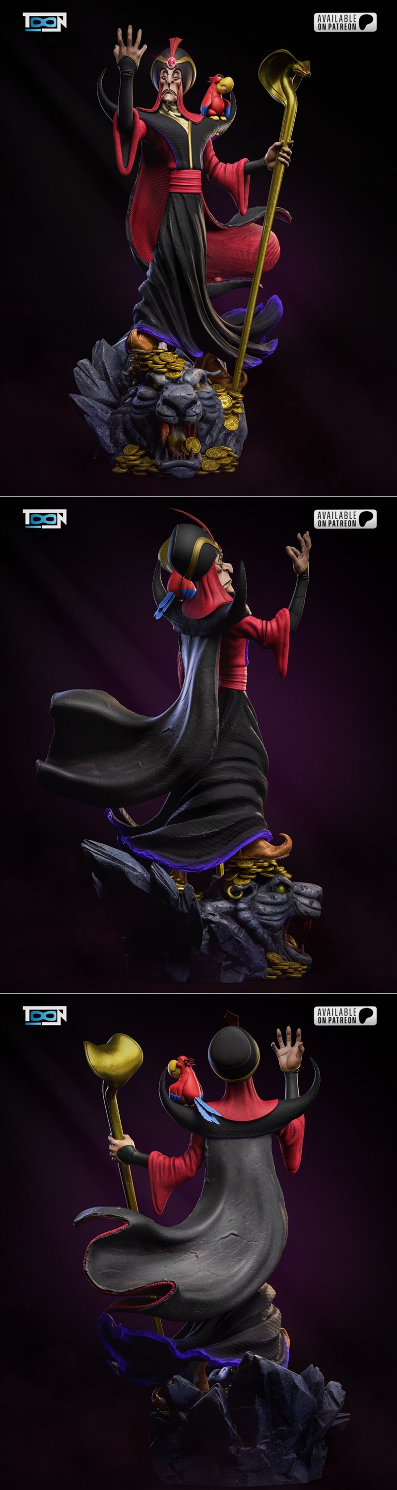 Toon Studios - Jafar - 3D打印模型|Toon Studios – Jafar – 3D Print Model STL