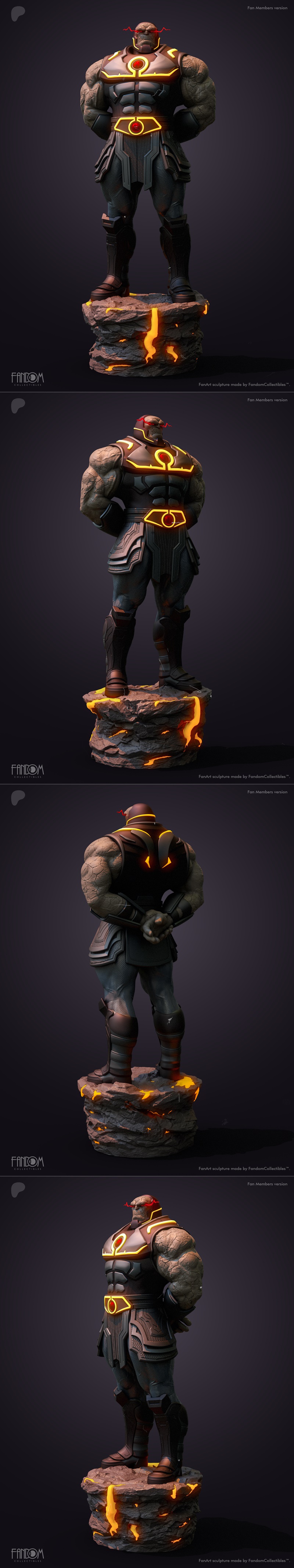 暗黑神祇3D打印模型|Fandom Collectibles – Darkseid – 3D Print Model STL
