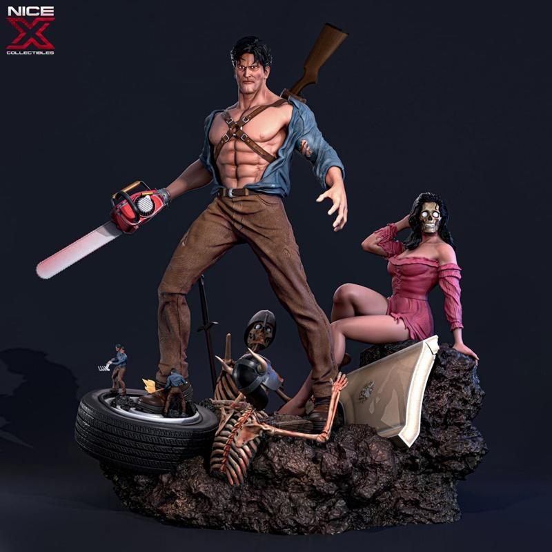 Nice X Collectibles - 亚什·威廉姆斯 - 3D打印收藏模型|Nice X Collectibles – Ash Williams – 3D Print Model STL