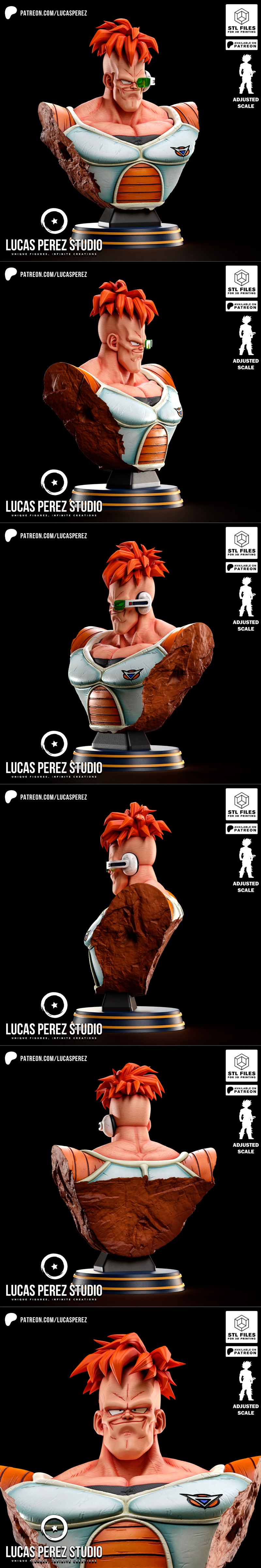 卢卡斯·佩雷斯 3D打印模型|Lucas Perez – Recoome Busto – 3D Print Model STL