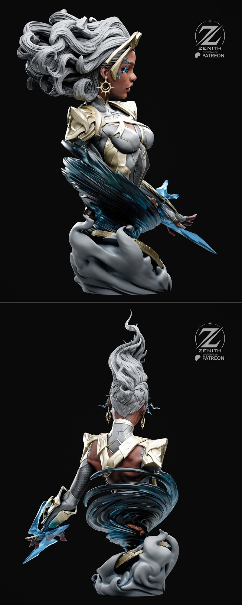 Zenith Studios – 风暴之怒 3D打印模型|Zenith Studios – Storm Bust – 3D Print Model STL