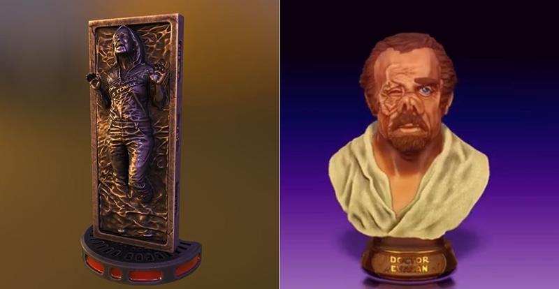 Hex3D - 《复仇者联盟》凯特·毕晓普手办模型 3D打印版|Hex3D – Doc Evazan Bust and Kennedy Carbonite – 3D Print Model STL