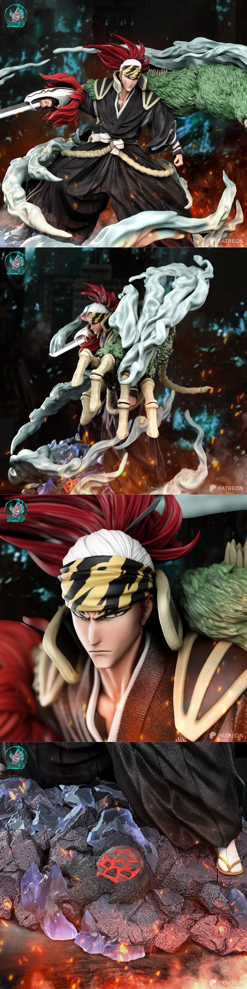 凯达兰 - 任义银行秘技 - 3D打印模型|Kaidan – Renji Bankai – 3D Print Model STL