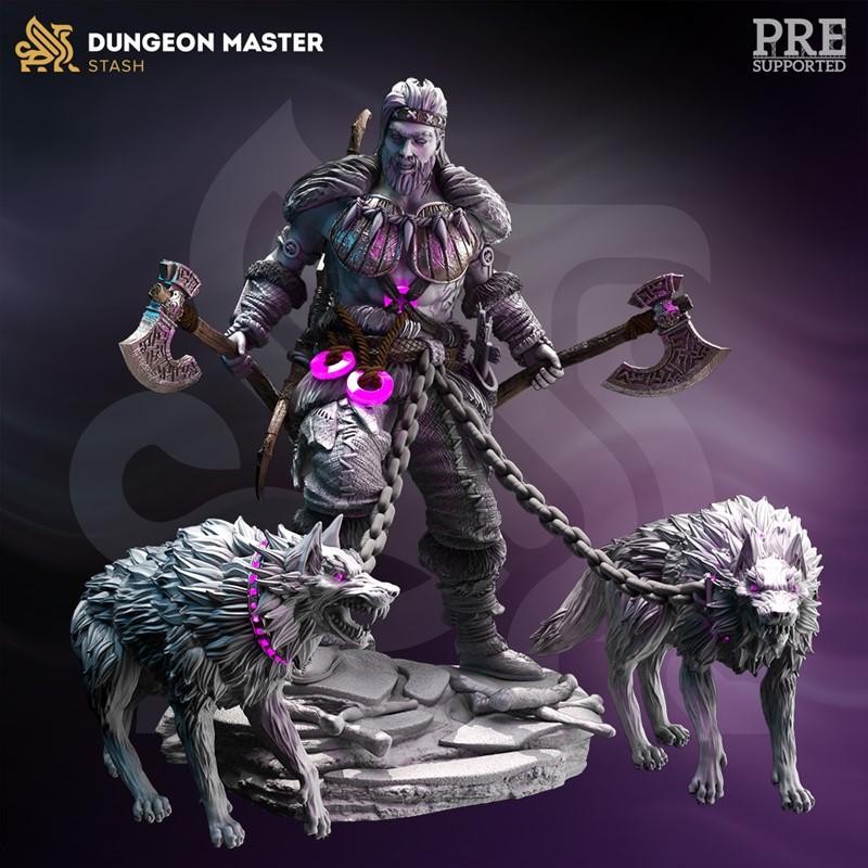 Goliath狼王模型 3D打印雕塑|Goliath Wolf Master – Wajoski – 3D Print Model STL