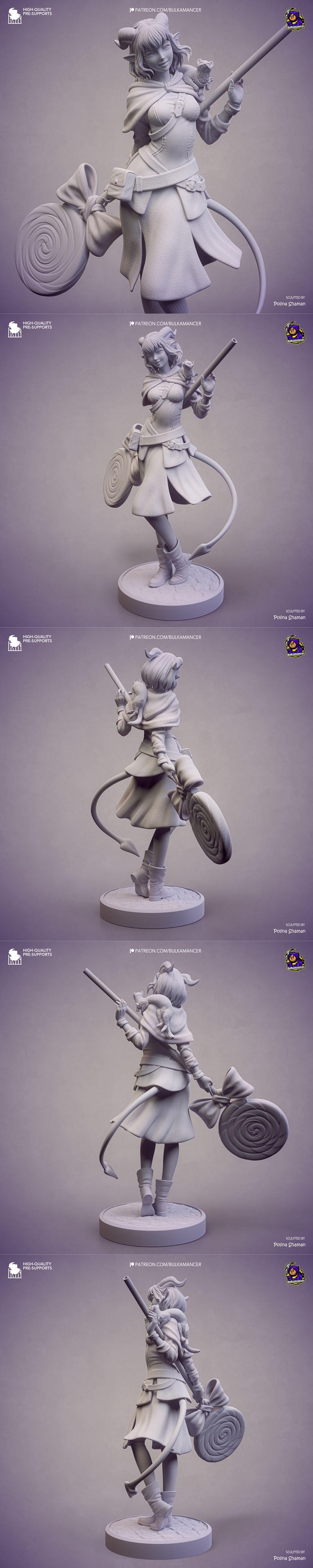 Bulkamancer sculpting - Jester 3D打印模型|Bulkamancer Sculpts – Jester – 3D Print Model STL