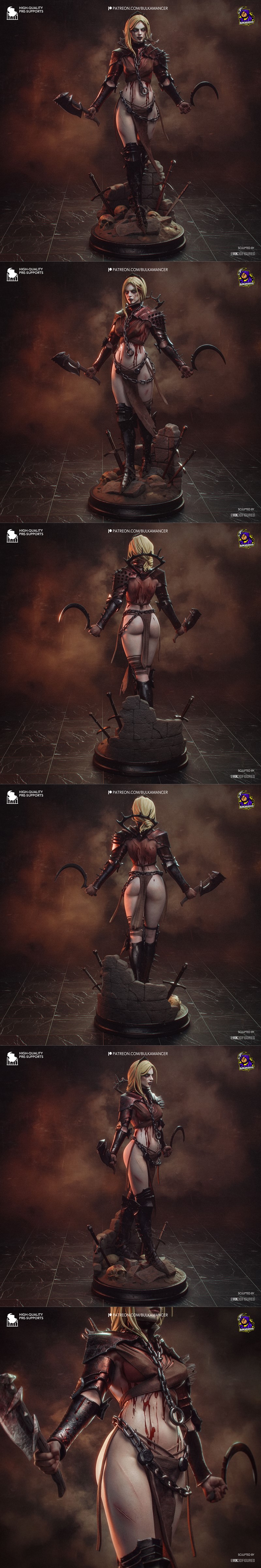 Bulkamancer雕刻作品——Clang 3D打印模型|Bulkamancer Sculpts – Clang – 3D Print Model STL