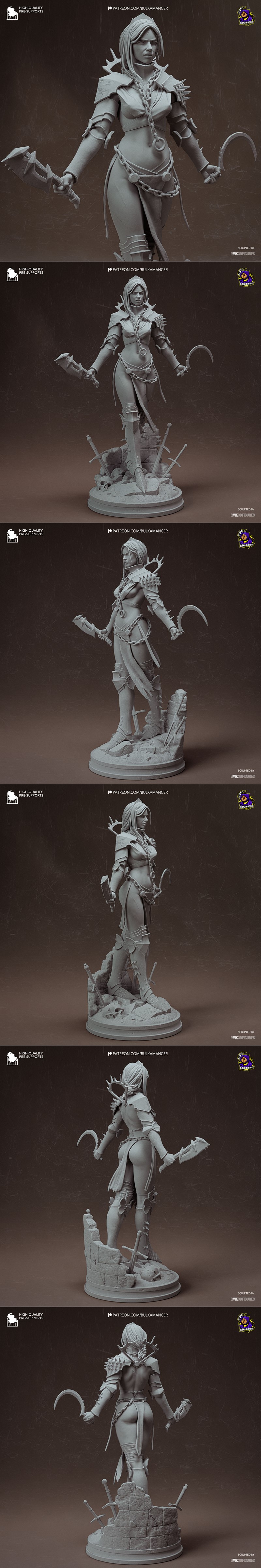 Bulkamancer雕刻作品——Clang 3D打印模型|Bulkamancer Sculpts – Clang – 3D Print Model STL