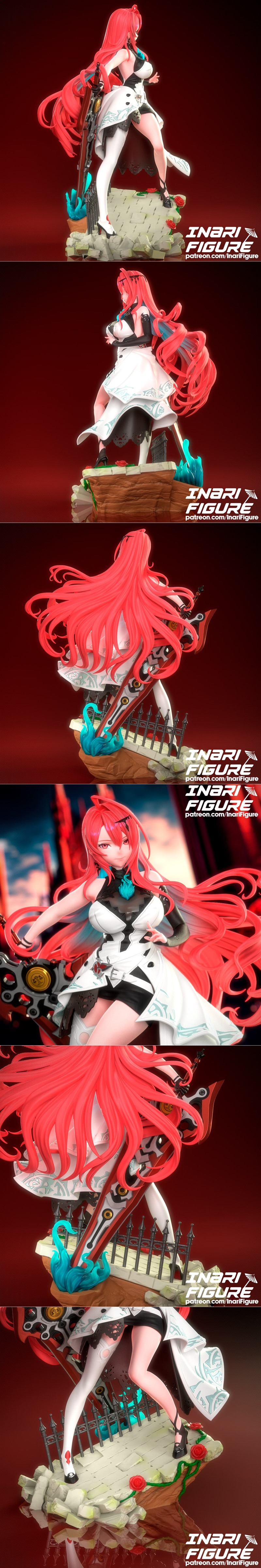 Inari角色3D打印模型|Inari Figure – Elizabeth – 3D Print Model STL