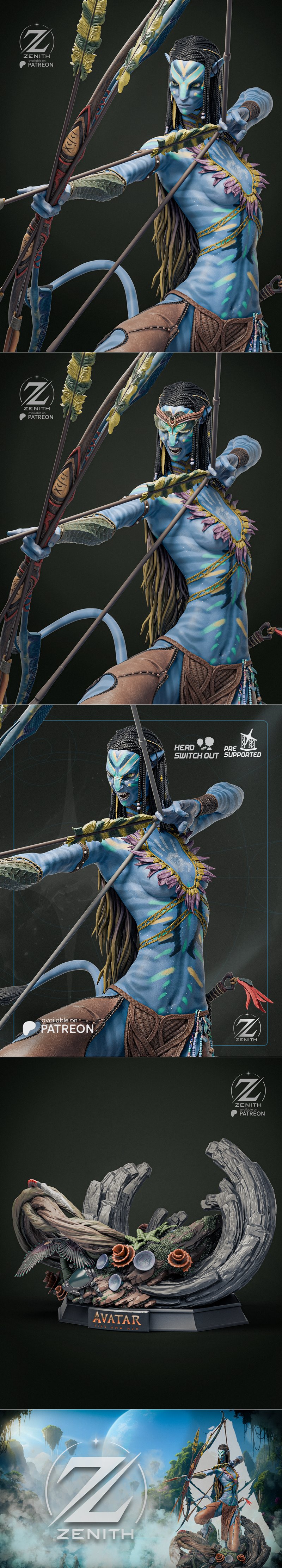 Zenith Studios旗下《尼亚蒂丽》3D打印模型|Zenith Studios – Neytiri Avatar – 3D Print Model STL