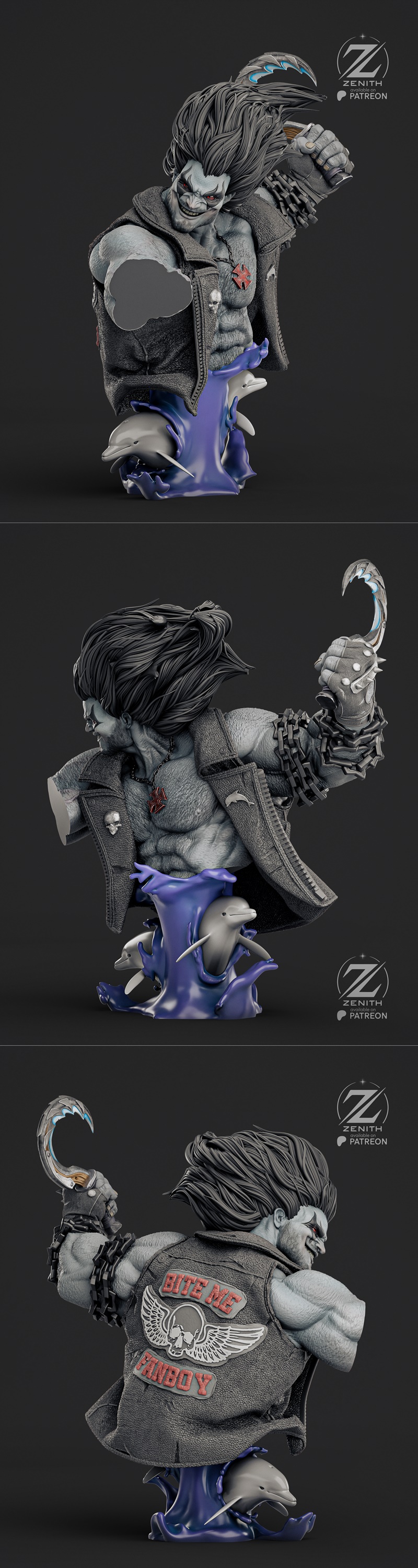 Zenith Studios 3D打印模型：主战官雕像|Zenith Studios – The Main Man Bust – 3D Print Model STL