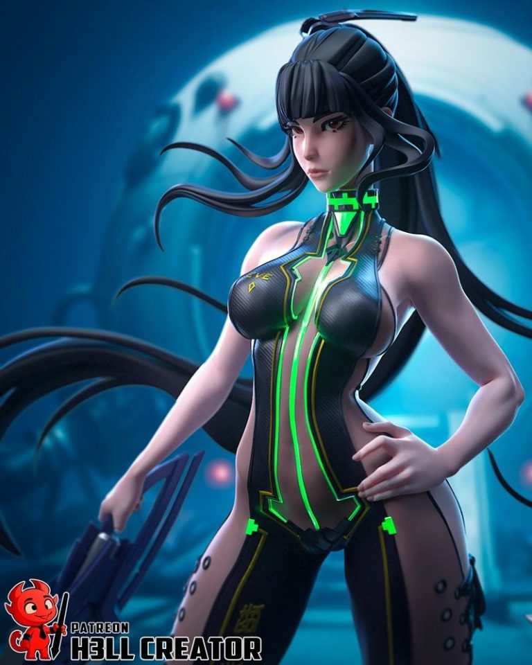 H3LL创作者 - Eve - 3D打印模型|h3LL creator – Eve – 3D Print Model STL