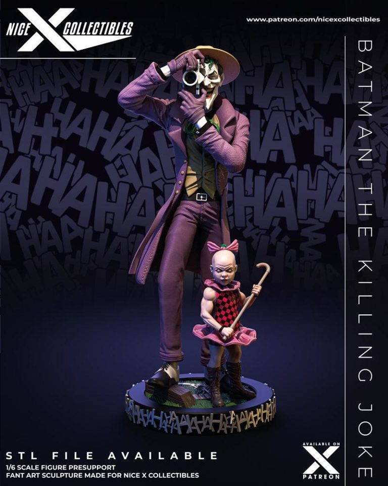 Nice X Collectibles – Joker – 3D Print Model STL