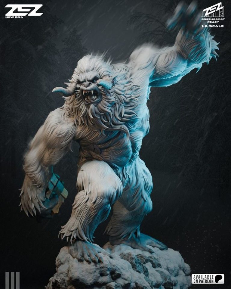 ZEZ工作室 Yeti 3D打印模型|ZEZ Studio – Yeti – 3D Print Model STL