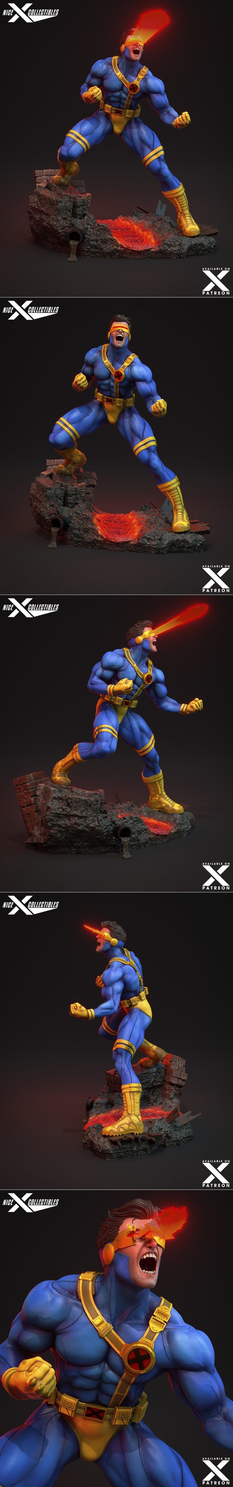 Nice X Collectibles - 猫眼怪兽 3D打印模型|Nice X Collectibles – Cyclops – 3D Print Model STL