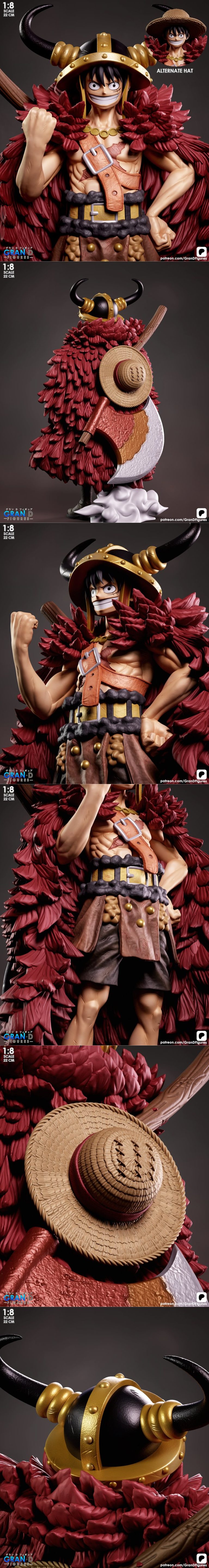 《海贼王路飞3D打印模型》|Gran D. Figures – Luffy (Elbaf) – One Piece – 3D Print Model STL