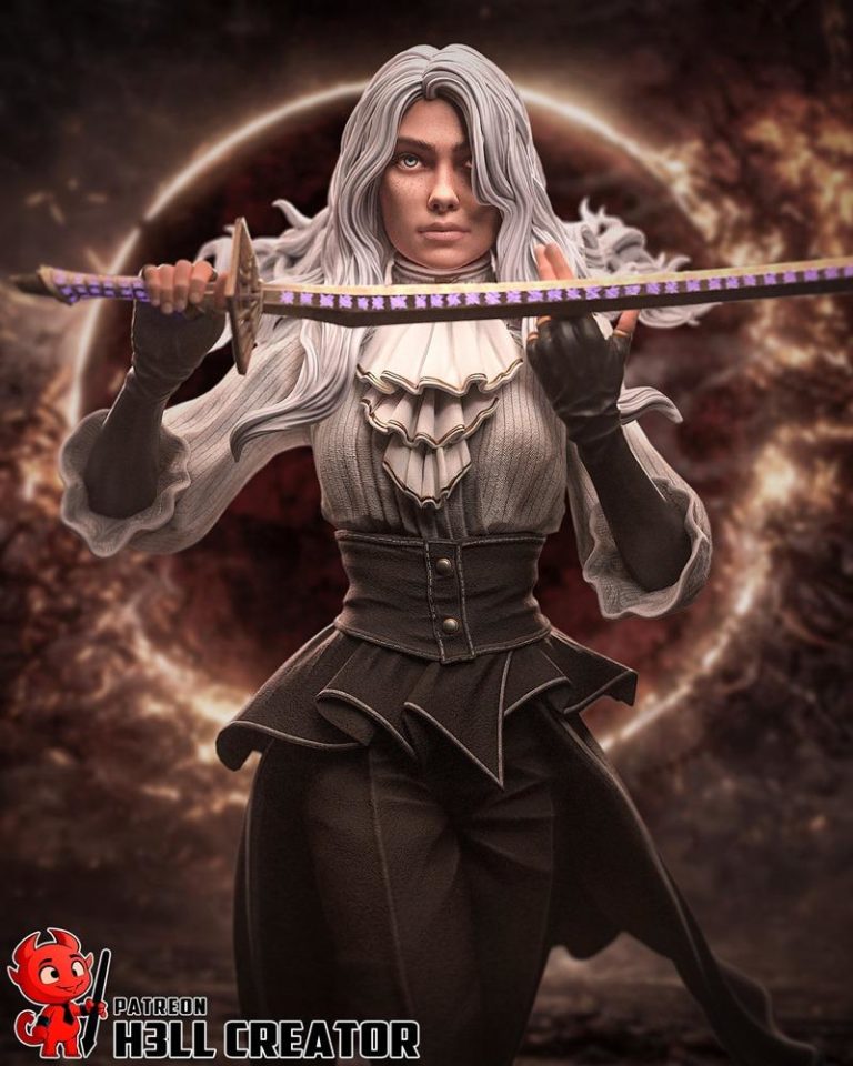 H3LL创作者 - 马埃尔 - 3D打印模型|h3LL creator – Maelle – 3D Print Model STL