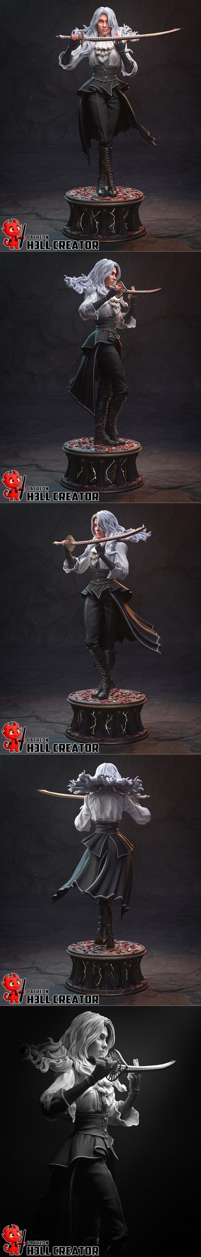 H3LL创作者 - 马埃尔 - 3D打印模型|h3LL creator – Maelle – 3D Print Model STL