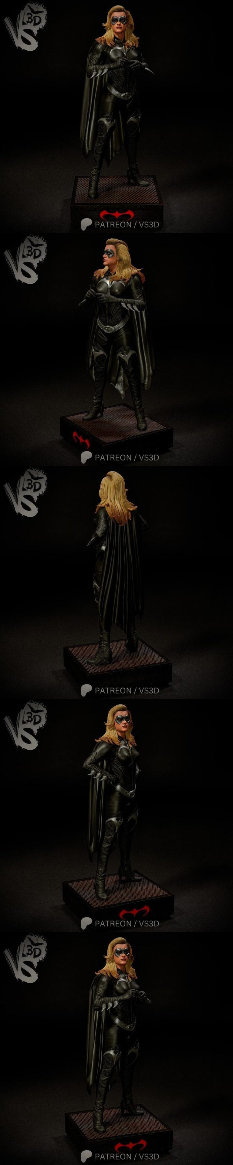 VS3D – Batgirl – Batman & Robin – 3D Print Model STL