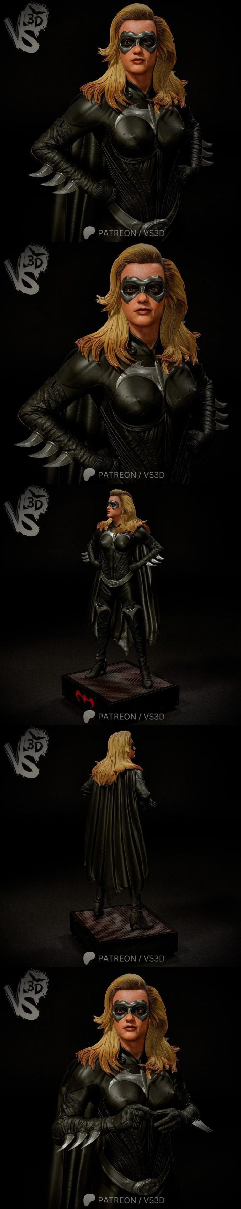 VS3D – Batgirl – Batman & Robin – 3D Print Model STL