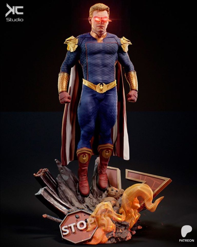 KcStudio - 男孩们 - 汉默兰德 3D打印模型|KcStudio – Homelander – The Boys – 3D Print Model STL