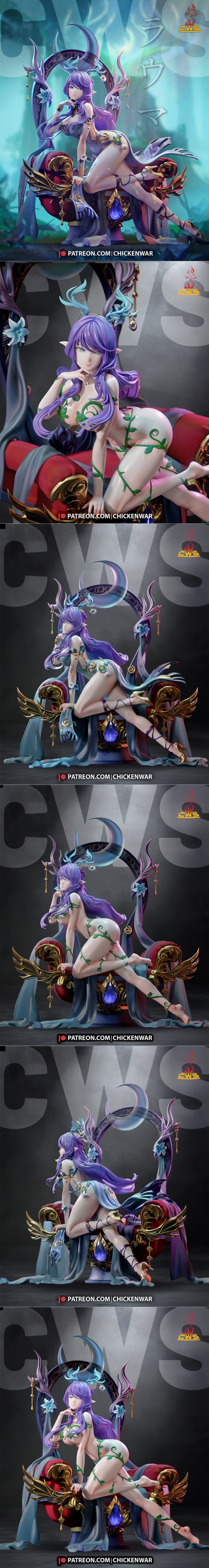 光遇·拉姆亚 3D打印模型 STL|CW Studio – Genshin Impact – Lauma – 3D Print Model STL