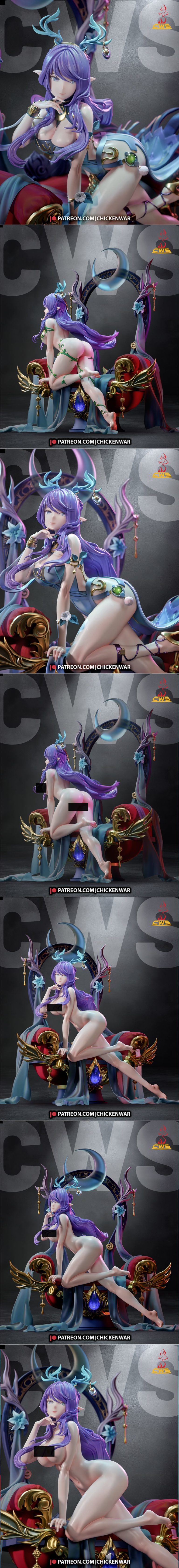 光遇·拉姆亚 3D打印模型 STL|CW Studio – Genshin Impact – Lauma – 3D Print Model STL