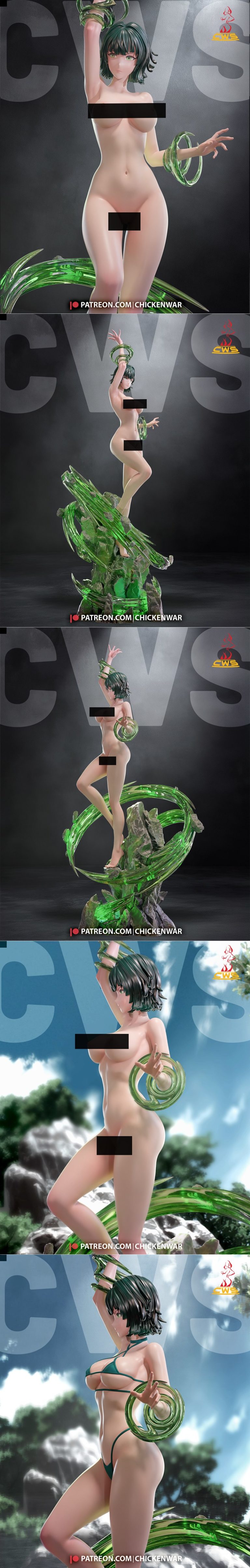 CW Studio - 一人之下 - 伏兔 3D打印模型|CW Studio – One Punch Man – Fubuki – 3D Print Model STL