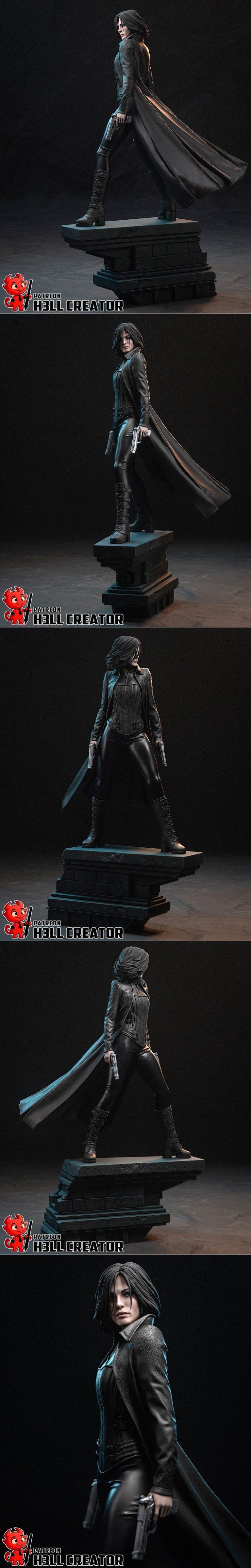 H3LL创作者——赛琳娜 3D打印模型|H3LL Creator – Selene – 3D Print Model STL