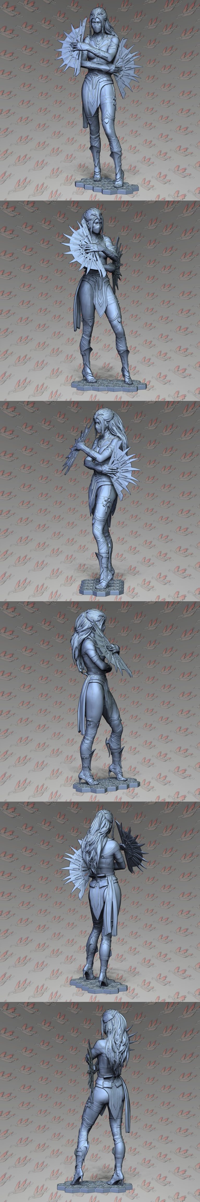 Prey Collection Studio - 机甲战士Kitana MK12 3D打印模型|Prey Collection Studio – Kitana MK12 – 3D Print Model STL