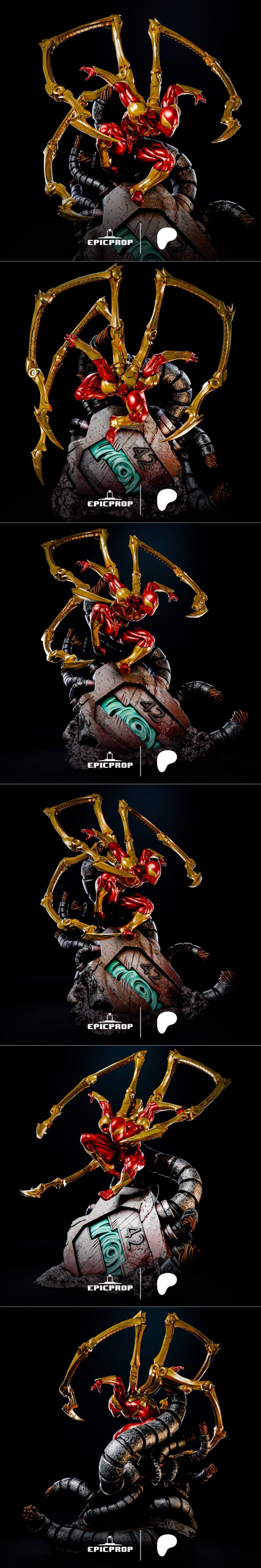 铁甲侠 3D打印模型|Epic Prop – Iron Spider – 3D Print Model STL