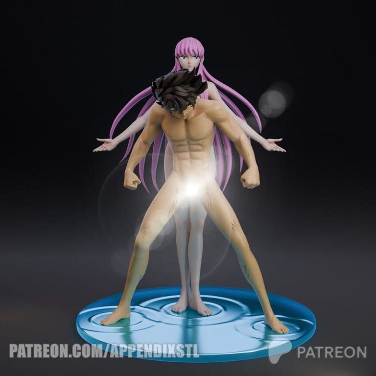 附录 - 青龙与杏子（天海篇）- 3D打印模型|Appendix – Seiya & Saori (Tenkai Hen) – 3D Print Model STL