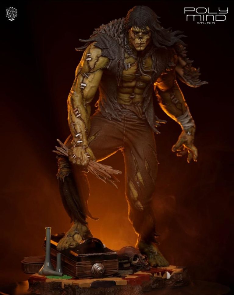 PolyMind Studio - 奥特曼 - 反派怪兽模型 3D打印版|PolyMind Studio – Frankenstein’s Monster – 3D Print Model STL