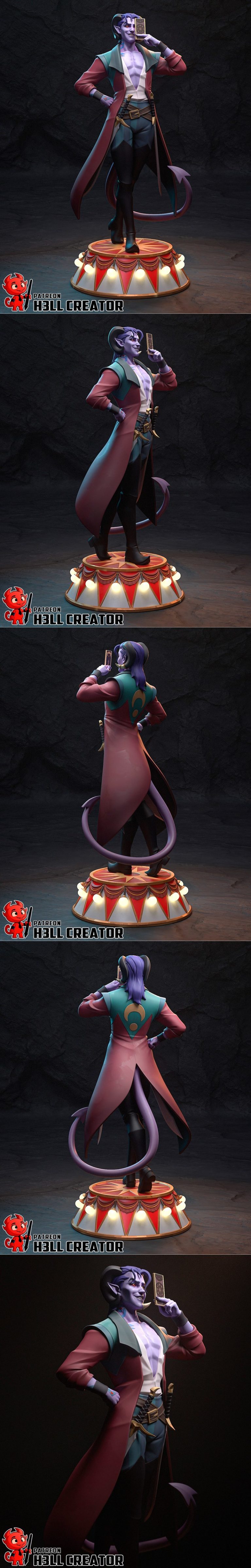 H3LL创作者——莫莉马克 3D打印模型|H3LL Creator – Mollymauk – 3D Print Model STL