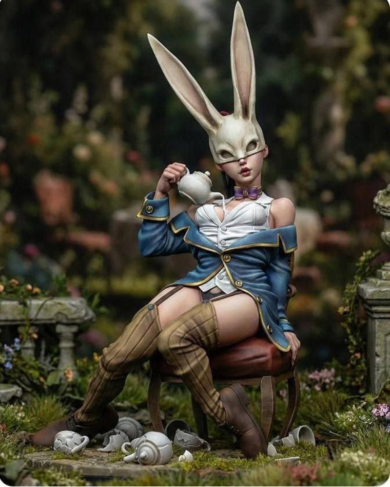 3D打印模型：兔女郎动漫角色造型|Bunny Girl – 3D Print Model STL