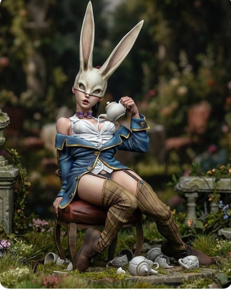 3D打印模型：兔女郎动漫角色造型|Bunny Girl – 3D Print Model STL