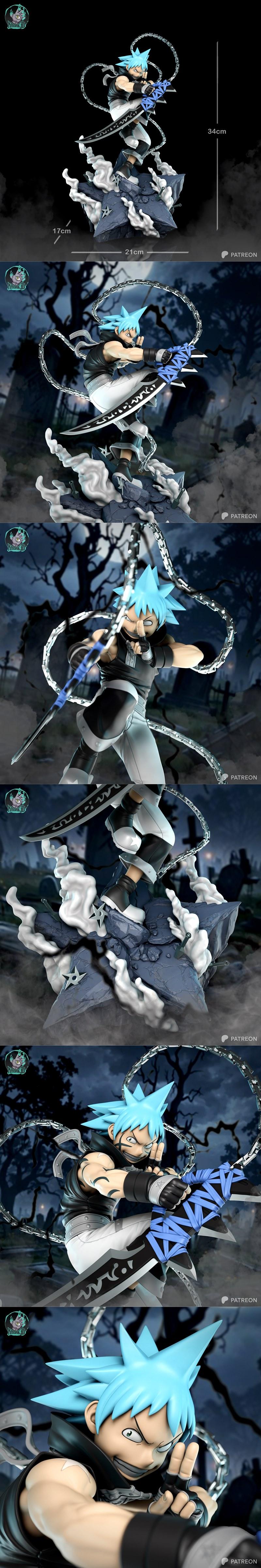 黑星工作室 - Kaidan 3D打印模型|Kaidan – BlackStar – 3D Print Model STL