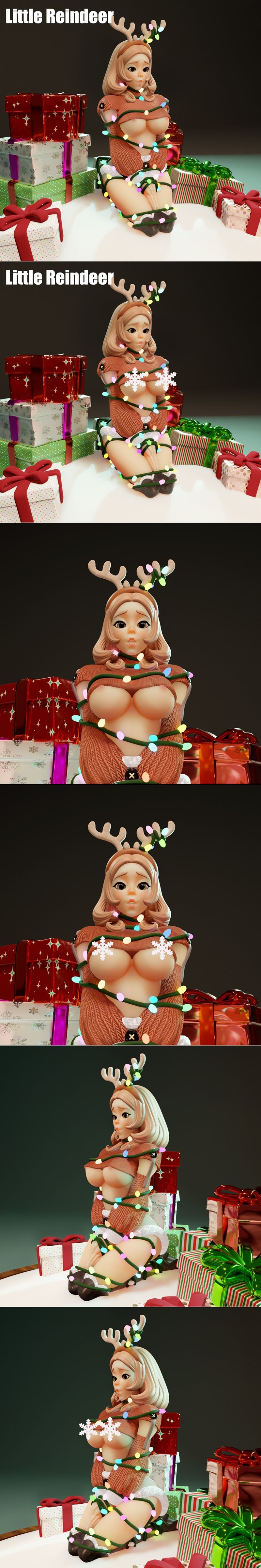 圣诞雪球 3D打印模型|Christmas Snow Ball – Sexy – 3D Print Model STL