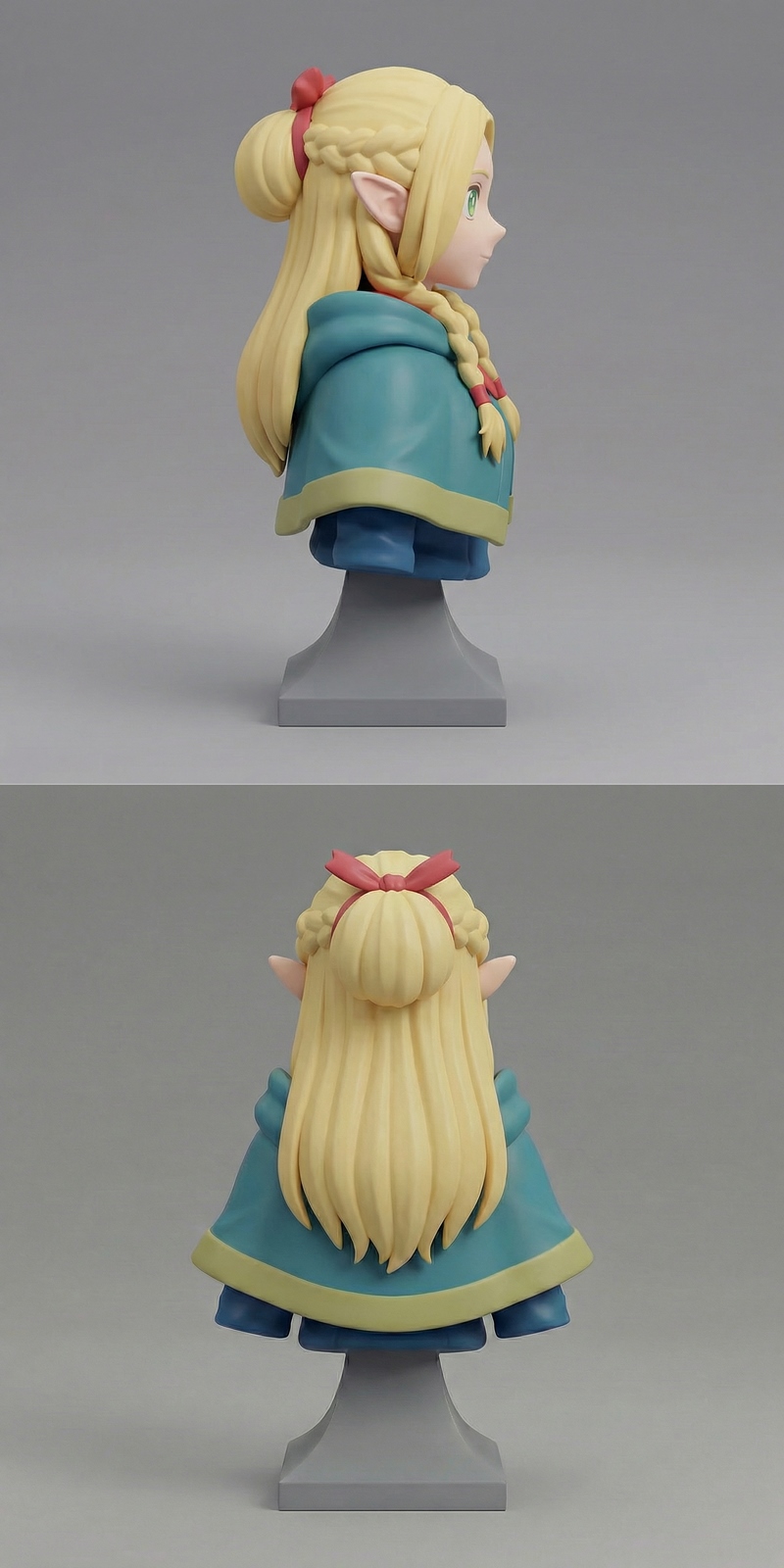 帕布洛玩偶 - 马尔西尔·布斯特 - 3D打印模型|Pablo Figurines – Marcille Bust – 3D Print Model STL