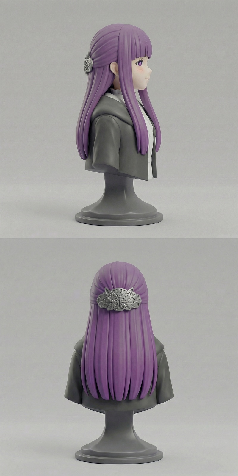 3D打印模型：费尔女郎（Fern）人物雕塑|Pablo Figurines – Fern Bust – 3D Print Model STL