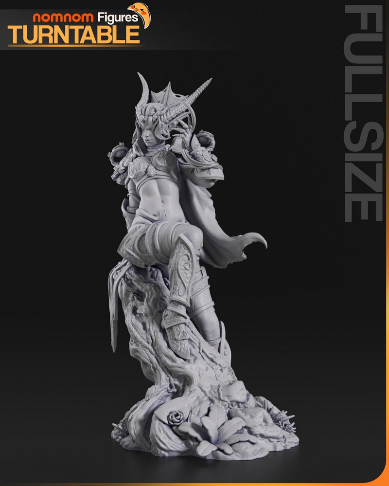 魔兽世界3D打印模型：伊瑟拉|NomNom Figures – Ysera – World of Warcraft – 3D Print Model