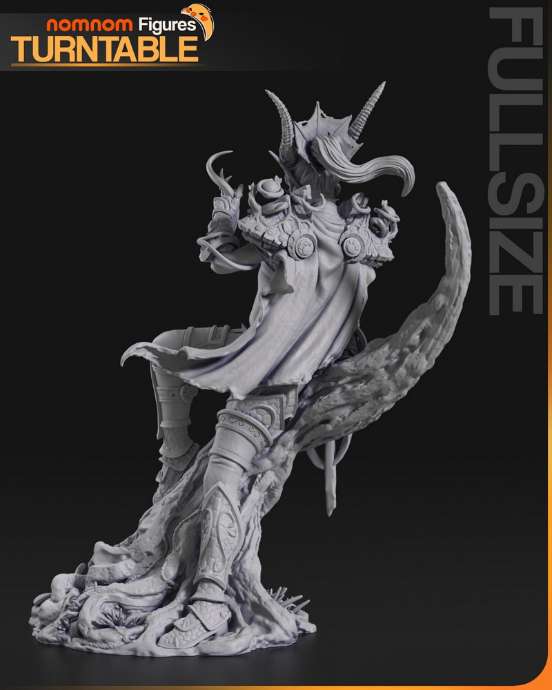 魔兽世界3D打印模型：伊瑟拉|NomNom Figures – Ysera – World of Warcraft – 3D Print Model