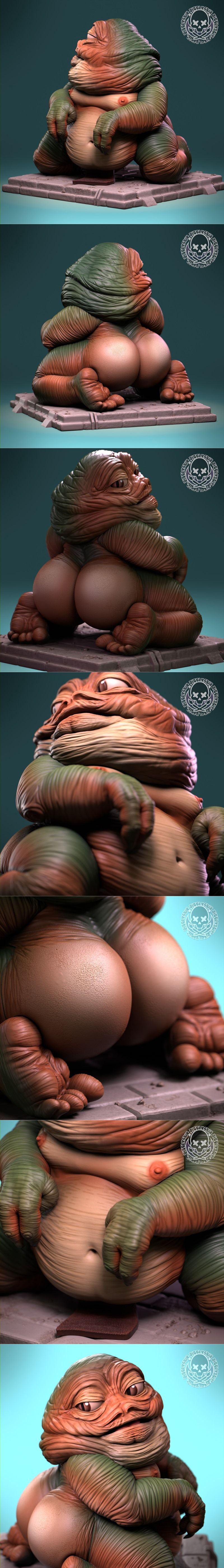 Jigglystix-贾巴大肥仔-3D打印模型|Jigglystix – Jabba the Thicc – 3D Print Model STL