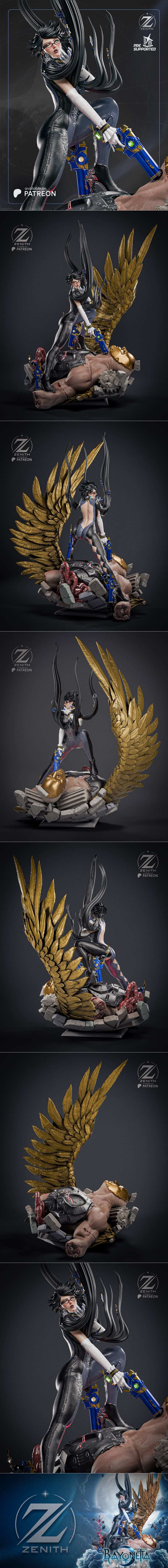 拜露塔 3D打印模型 STL|Zenith Studios – Bayonetta – 3D Print Model STL